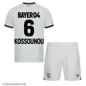 Bayer Leverkusen Odilon Kossounou #6 Seconda Maglia Bambino 2023-24 Manica Corta (+ Pantaloni corti)